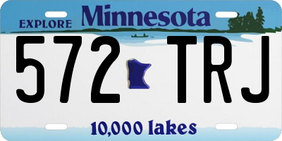 MN license plate 572TRJ