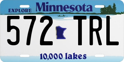 MN license plate 572TRL