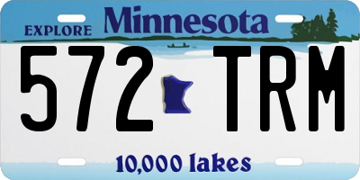 MN license plate 572TRM