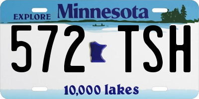 MN license plate 572TSH