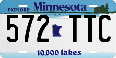 MN license plate 572TTC