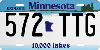 MN license plate 572TTG