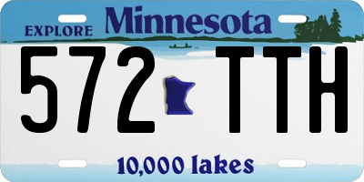 MN license plate 572TTH