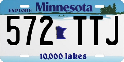 MN license plate 572TTJ