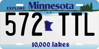 MN license plate 572TTL