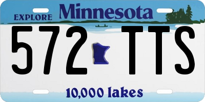 MN license plate 572TTS