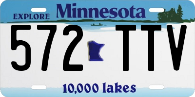 MN license plate 572TTV