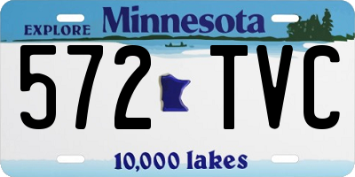 MN license plate 572TVC