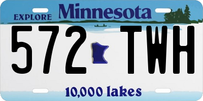 MN license plate 572TWH