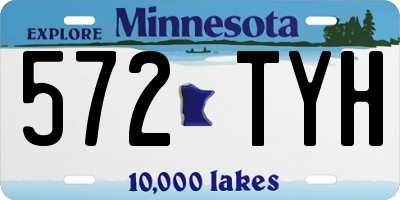 MN license plate 572TYH