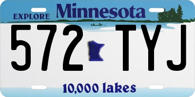 MN license plate 572TYJ