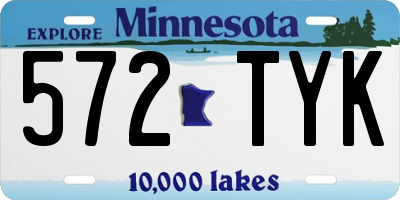 MN license plate 572TYK