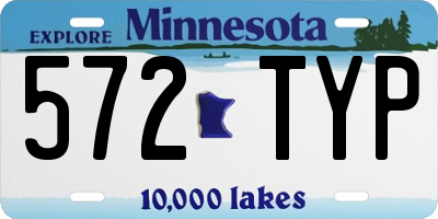 MN license plate 572TYP
