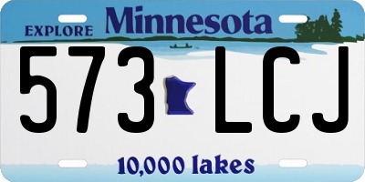 MN license plate 573LCJ