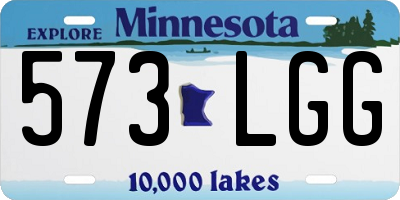 MN license plate 573LGG
