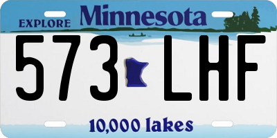 MN license plate 573LHF