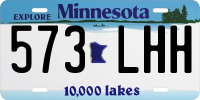 MN license plate 573LHH