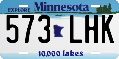 MN license plate 573LHK