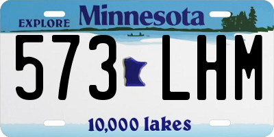 MN license plate 573LHM