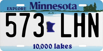 MN license plate 573LHN
