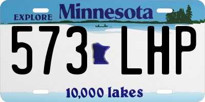 MN license plate 573LHP