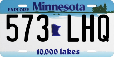 MN license plate 573LHQ