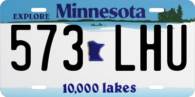 MN license plate 573LHU
