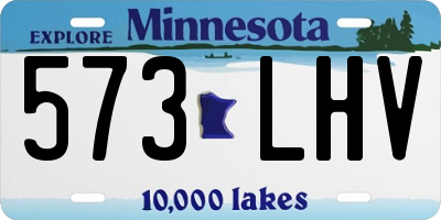 MN license plate 573LHV