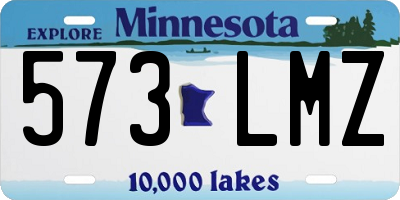 MN license plate 573LMZ