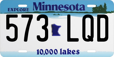 MN license plate 573LQD