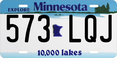MN license plate 573LQJ