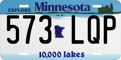 MN license plate 573LQP