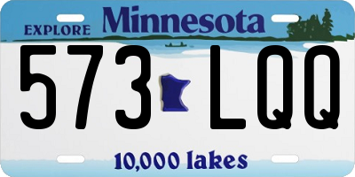 MN license plate 573LQQ
