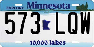 MN license plate 573LQW