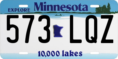 MN license plate 573LQZ