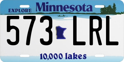 MN license plate 573LRL
