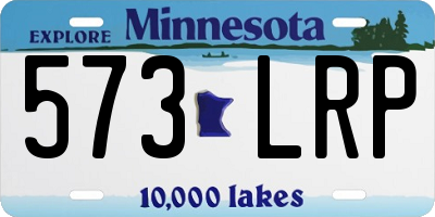 MN license plate 573LRP