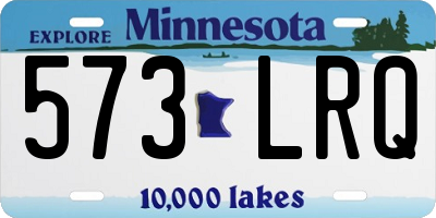 MN license plate 573LRQ
