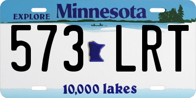MN license plate 573LRT