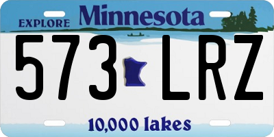 MN license plate 573LRZ
