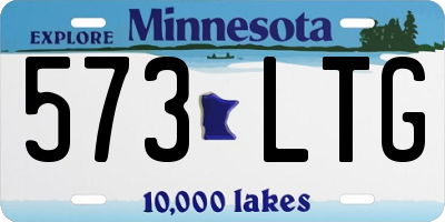 MN license plate 573LTG