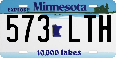 MN license plate 573LTH