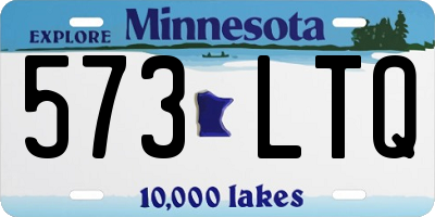 MN license plate 573LTQ