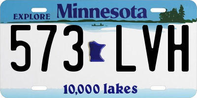 MN license plate 573LVH