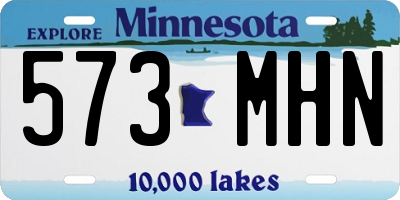 MN license plate 573MHN