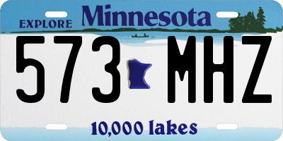 MN license plate 573MHZ