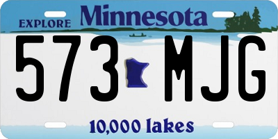 MN license plate 573MJG