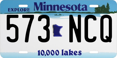 MN license plate 573NCQ