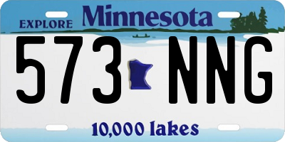 MN license plate 573NNG