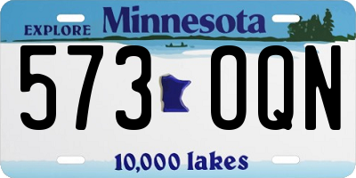 MN license plate 573OQN